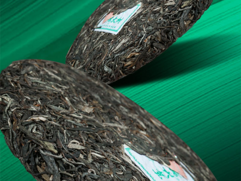 Сырой прессованный пуэр-кирпич