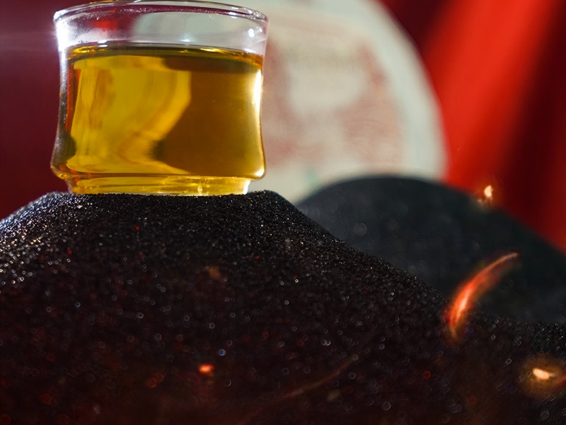 Чай пуэр в чашке